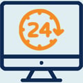 24 Hour Monitoring Icon